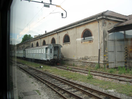 Bahnhof in Luino, Lago Maggiore