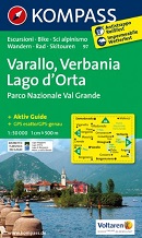 Kompass Karten - Varallo - Verbania - Lago d Orta