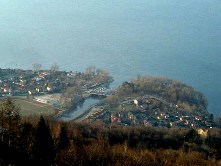 Blick auf Maccagno von oben