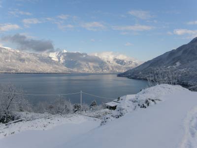 Schnee Lago Maggiore