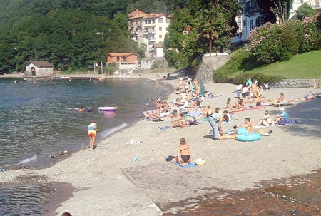 Strand in Zenna, Lago Maggiore