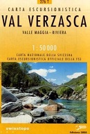 Swisstopo Wanderkarte - Val Verzasca, Valle Maggia, Riviera