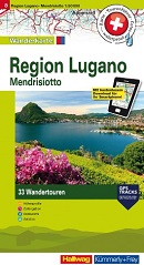 Wanderkarte Region Lugano, Mendrisiotto