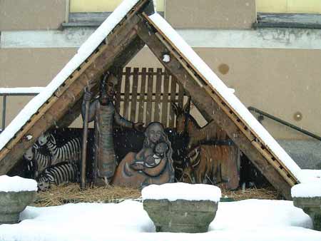 Weihnachtskrippe in Pino - eine alte Tradition in Italien