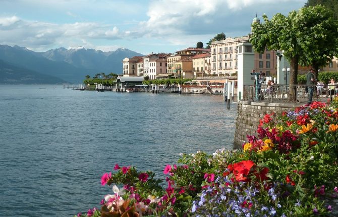 Bellagio am Ufer des Comer See