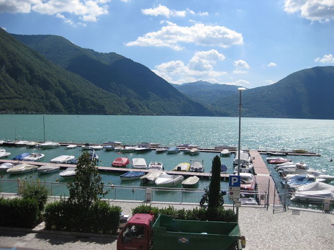 Porlezza, Blick auf den Luganersee