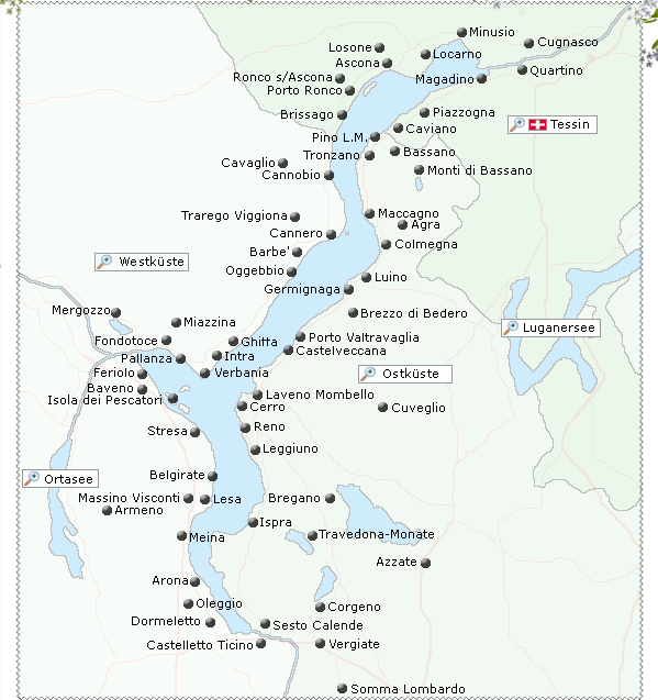 Karte Lago Maggiore