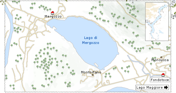 Karte Lago Mergozzo