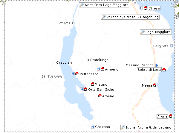 Karte Ortasee