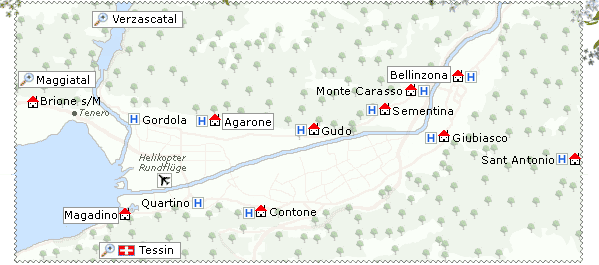 Karte Magadino